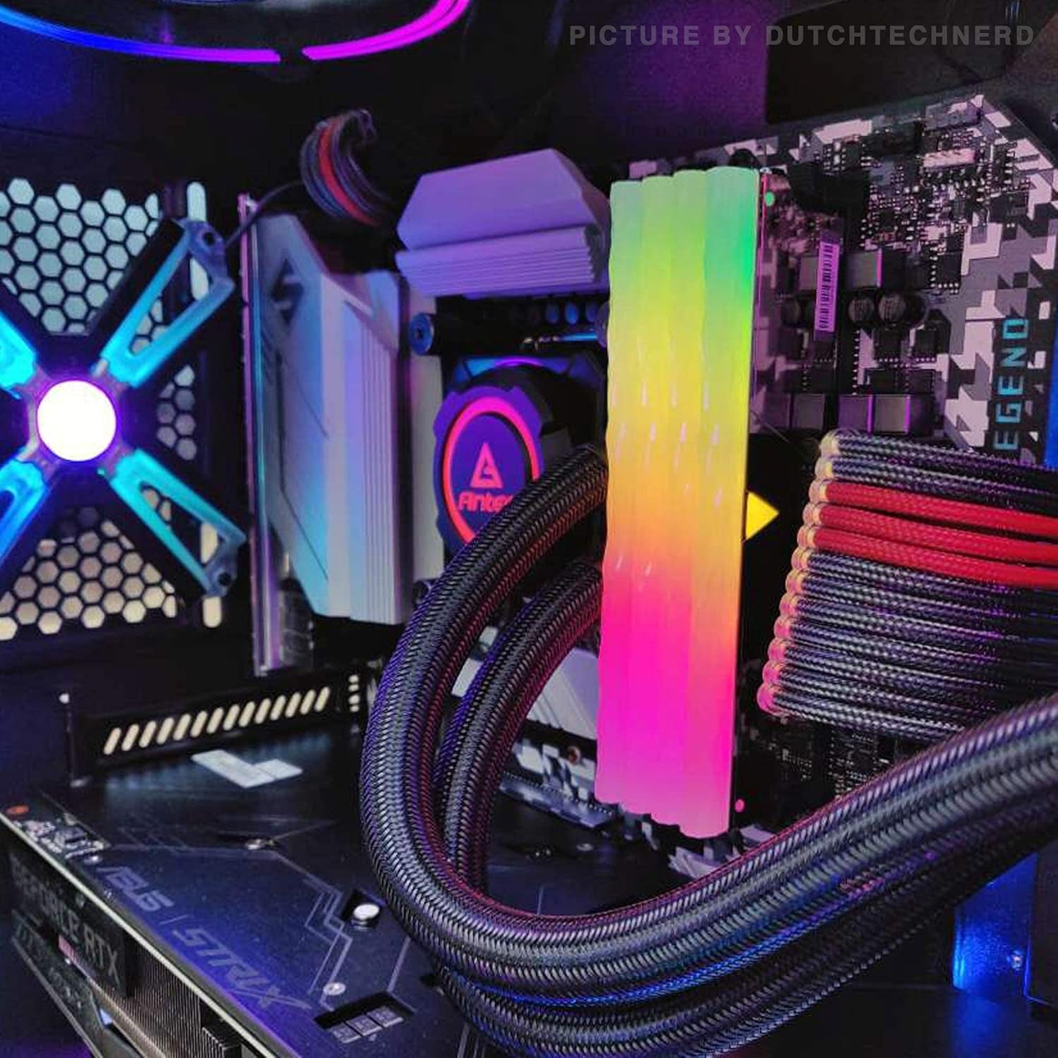 Prism Pro RGB SCC(2+2) Kit 32GB (2X16Gb) 3200Mhz (PC4-25600) DDR4 RAM with RGB Filler Kit Gaming Desktop Memory Module Ram Upgrade (SCC-TL1632816A-E6PRSWK)