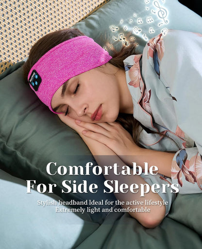 Ultra-Soft Headband for Side Sleepers - Sleep Headphones for Music Lovers