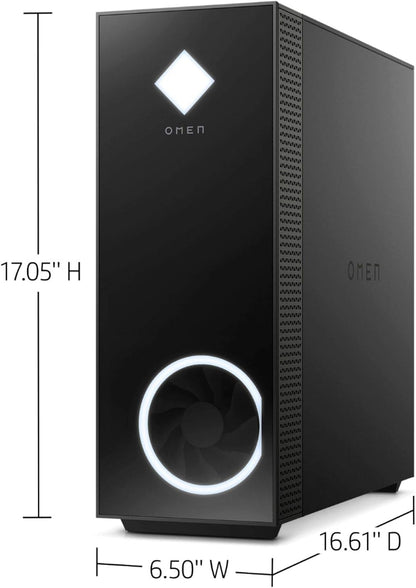 OMEN 30L Gaming Desktop PC (AMD Ryzen 9 5900X Processor RGB Liquid Cooled, NVIDIA RTX 3090 Graphics Card, 800 Watt PSU, Windows 10 Professional, 4TB Pcie SSD + 2TB HDD, 64GB Hyperx RGB RAM)