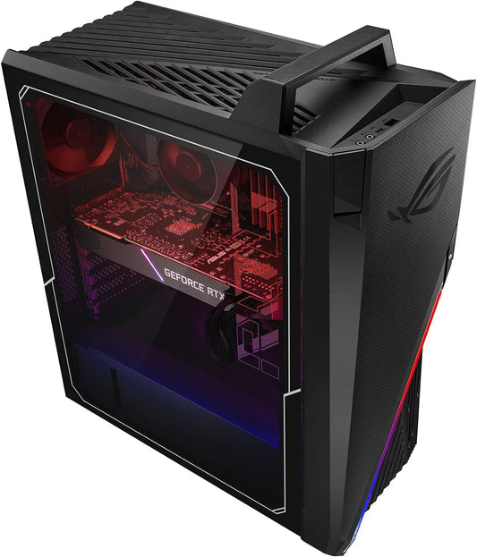 ROG Strix GT15 Gaming Desktop Computer, Intel Hexa-Core I5-10400F up to 4.3Ghz, 64GB DDR4 RAM, 2TB Pcie SSD, Geforce GTX 1660 Super 6GB, Wifi 6, Bluetooth 5, Type-C, HDMI, Windows 10
