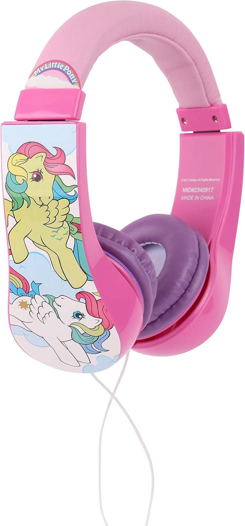 Kids Safe over the Ear Headphones, Volume Limiter for Developing Ears, 3.5MM Stereo Jack, Recommended for Ages 3-9