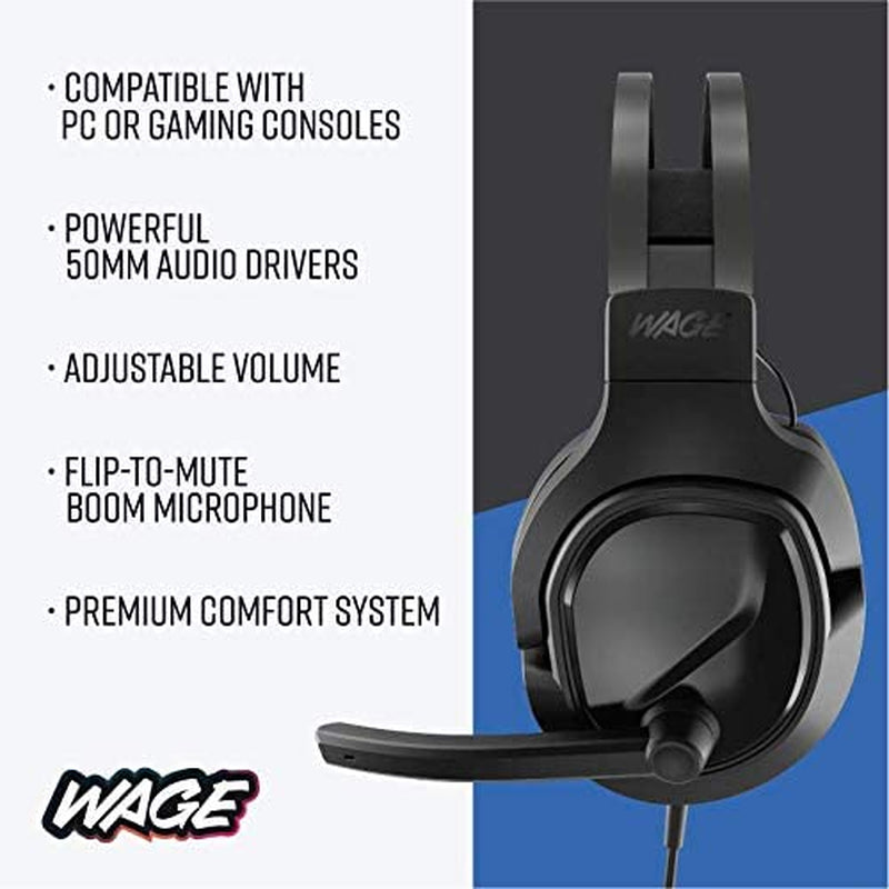 Pro Universal Gaming Headset - Black/Blue (WMAGY-N116)