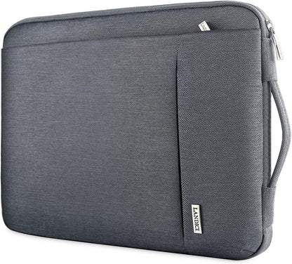 360° Protective Laptop Sleeve 15.6 Inch for Macbook Pro 16 M2/M1,Macbook Air 15,Computer Bag Carrying Case for 15-16 Inch HP Dell Asus Lenovo Notebook, Slim, Shockproof, Waterproof, Grey