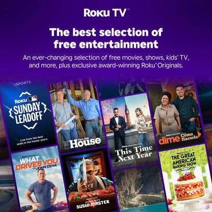 65” Class 4K UHD Roku Smart Television, 100012587