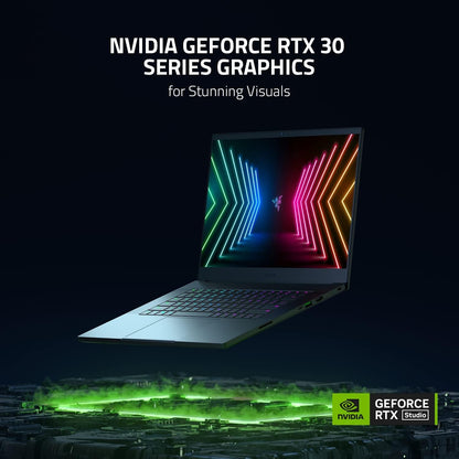 Blade 15 Gaming Laptop: NVIDIA Geforce RTX 3080-11Th Gen Intel 8-Core I7 CPU - 15.6” QHD 165Hz - 32GB RAM - 1TB SSD - CNC Aluminum - Chroma RGB - THX Spatial Audio - Thunderbolt 3