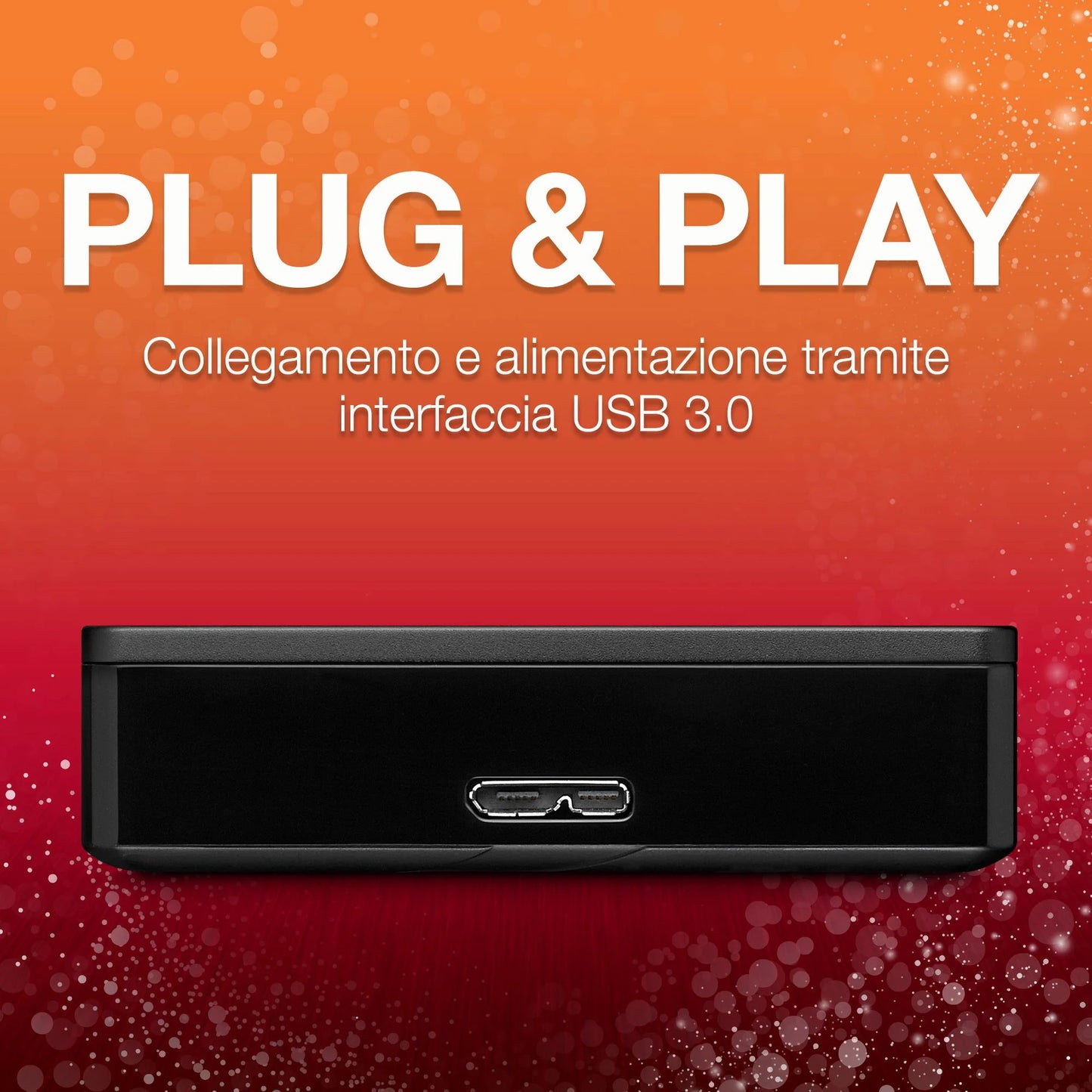 Backup plus Portable 4TB External USB 3.0 Hard Drive - Black