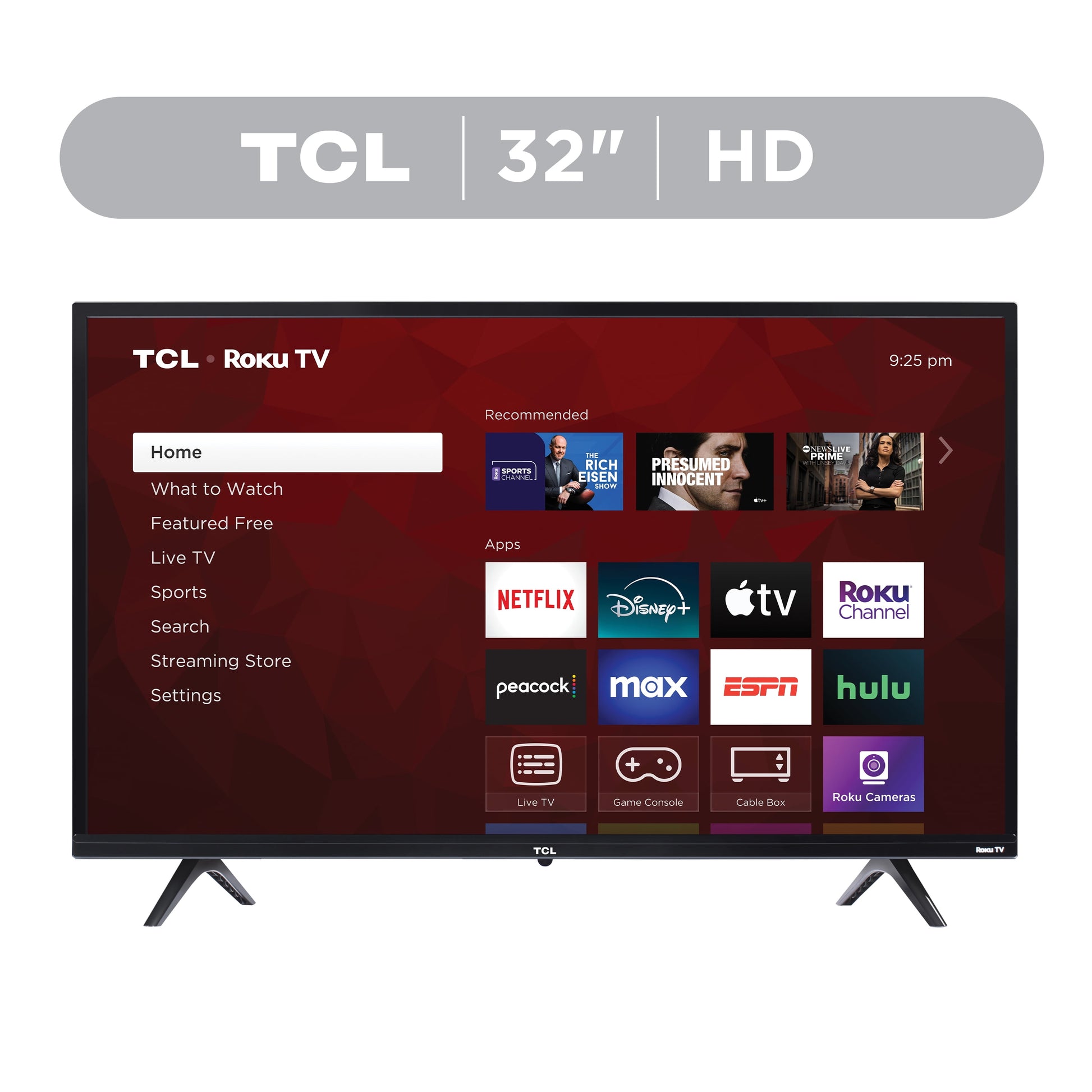 32” Class S3 (32S331) 720P HD LED Smart TV with Roku TV
