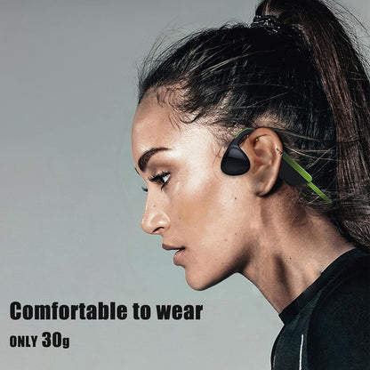 Bone Conduction Headphones IPX8 Waterproof Headphones for Swimming Bluetooth Open Ear Headphones with 8G Memory Wireless Headphones