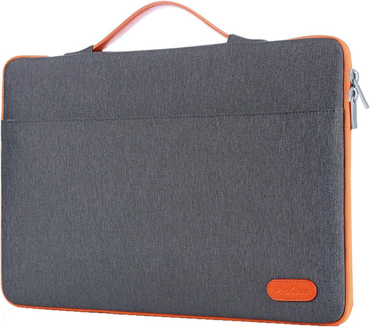 Laptop Sleeve Case, 15 15.6 Inch Laptop Bag Compatible with Macbook HP Dell Lenovo ASUS Chromebook -Dark Grey