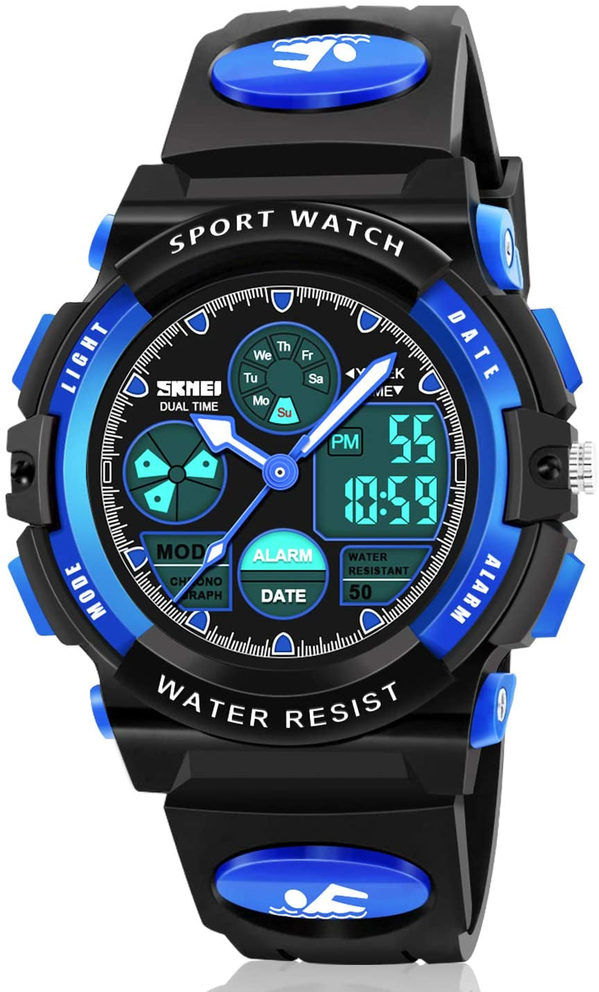 Kids Digital Watches, LED Waterproof Sports Watches for Kids- Best Gifts for Boys