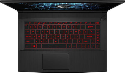 GF65 Gaming Laptop: 15.6" 144Hz FHD 1080P, Intel Core I7-10750H 6 Core, NVIDIA Geforce RTX 3060, 16GB, 512GB Nvme SSD, Wifi 6, Red Keyboard, Win 10, Black (10UE-047)